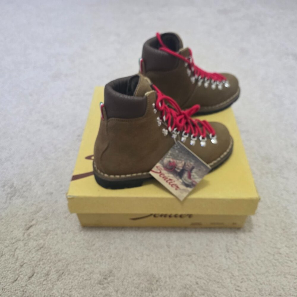 Sentier Italia Bobber Pedula Leather Hiking Boots Natural Tan Size 41 NIB - Picture 5 of 10